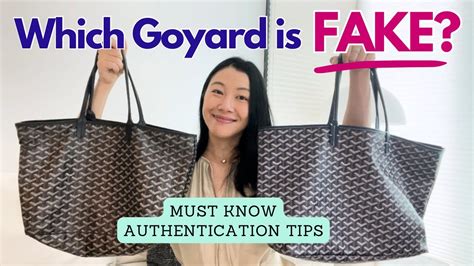 how to authenticate a goyard.